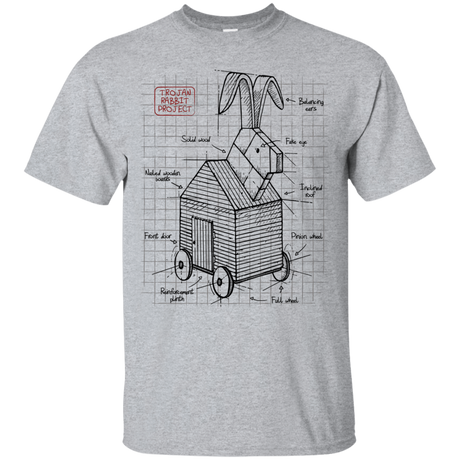 T-Shirts Sport Grey / S Trojan Rabbit Plan T-Shirt