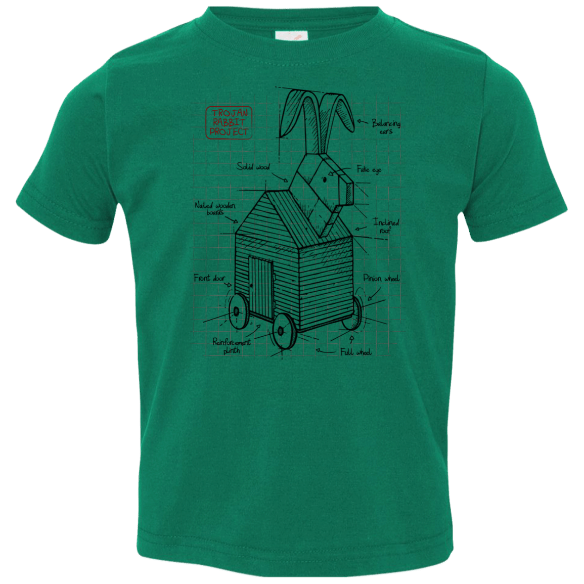 Trojan Rabbit Plan Toddler Premium T-Shirt