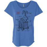 Trojan Rabbit Plan Triblend Dolman Sleeve