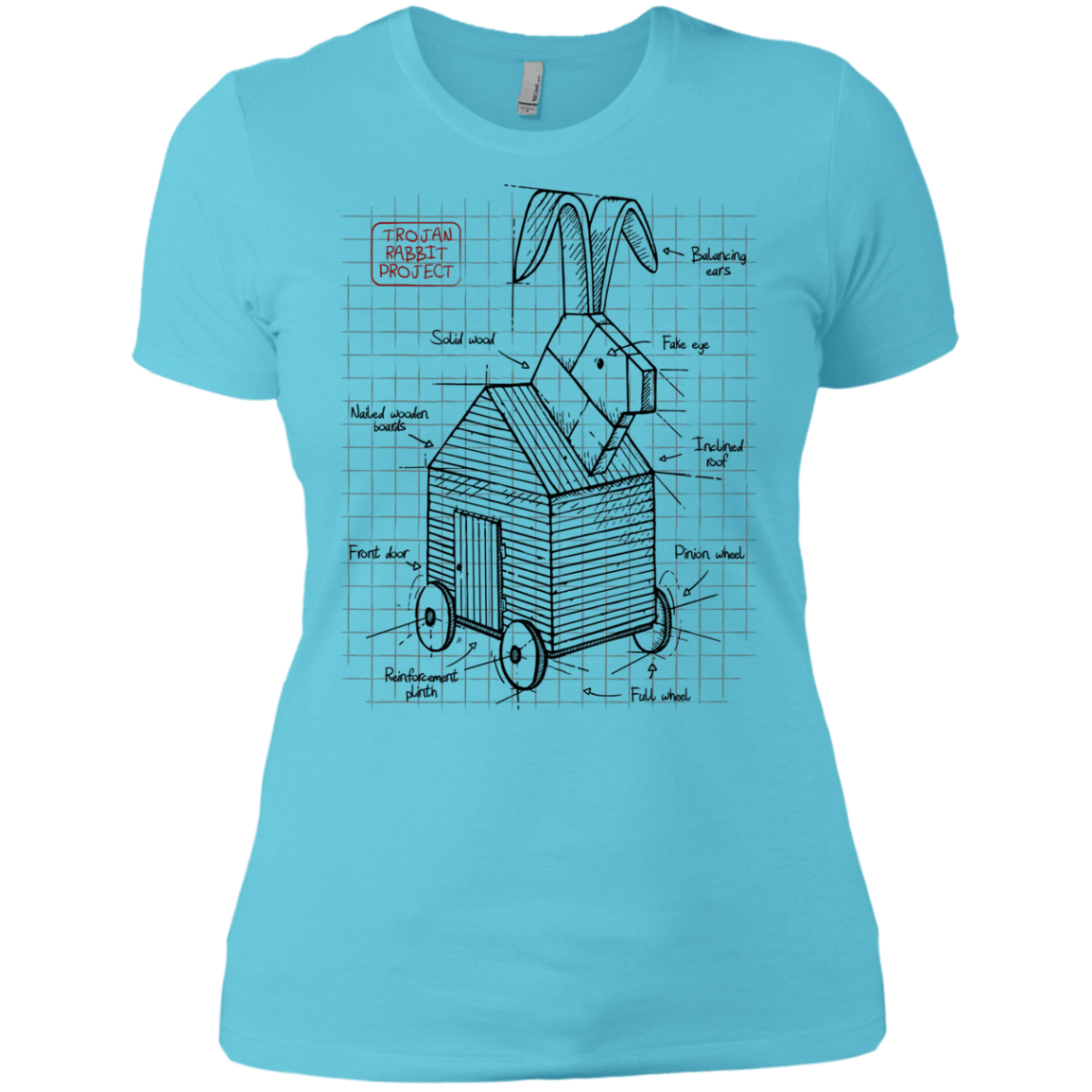 T-Shirts Cancun / X-Small Trojan Rabbit Plan Women's Premium T-Shirt