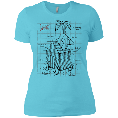T-Shirts Cancun / X-Small Trojan Rabbit Plan Women's Premium T-Shirt