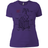 T-Shirts Purple Rush/ / X-Small Trojan Rabbit Plan Women's Premium T-Shirt