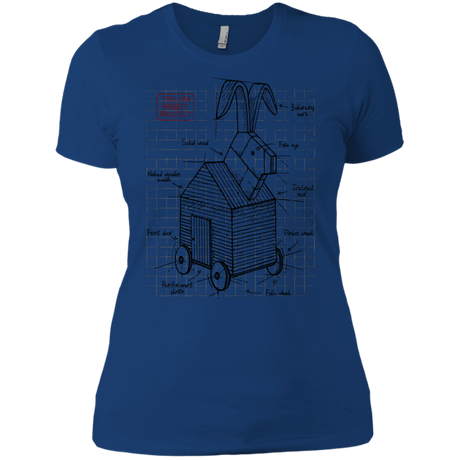 T-Shirts Royal / X-Small Trojan Rabbit Plan Women's Premium T-Shirt