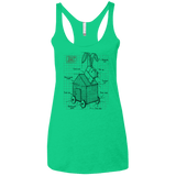 Trojan Rabbit Plan Women's Triblend Racerback Tank