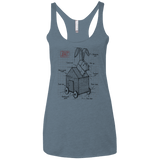 Trojan Rabbit Plan Women's Triblend Racerback Tank