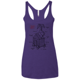Trojan Rabbit Plan Women's Triblend Racerback Tank