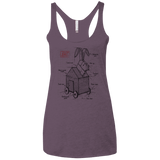 Trojan Rabbit Plan Women's Triblend Racerback Tank