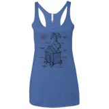 Trojan Rabbit Plan Women's Triblend Racerback Tank