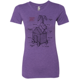T-Shirts Purple Rush / S Trojan Rabbit Plan Women's Triblend T-Shirt