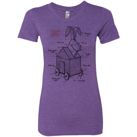 T-Shirts Purple Rush / S Trojan Rabbit Plan Women's Triblend T-Shirt