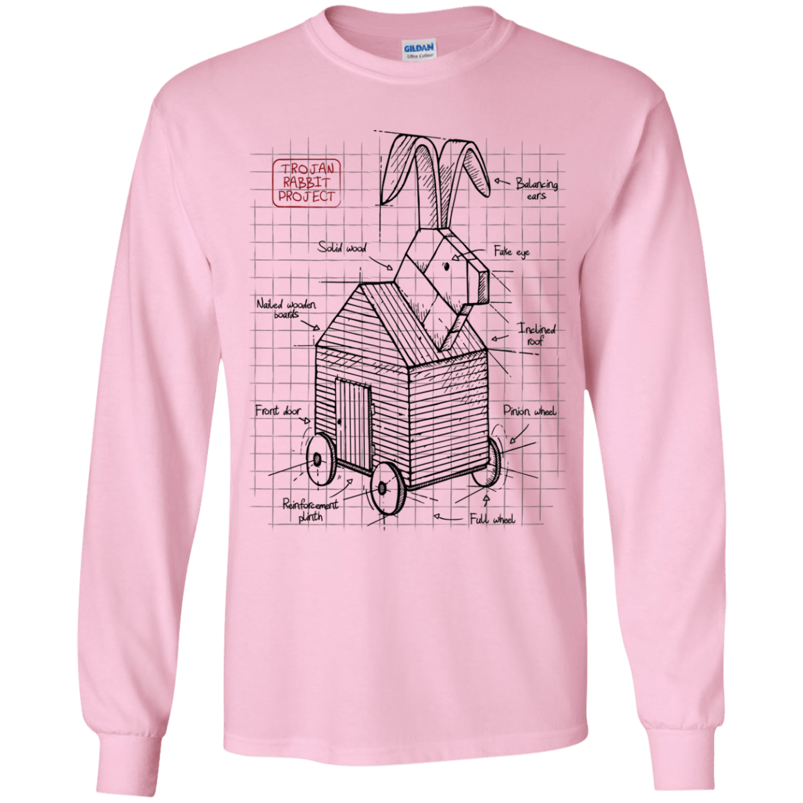 Trojan Rabbit Plan Youth Long Sleeve T-Shirt