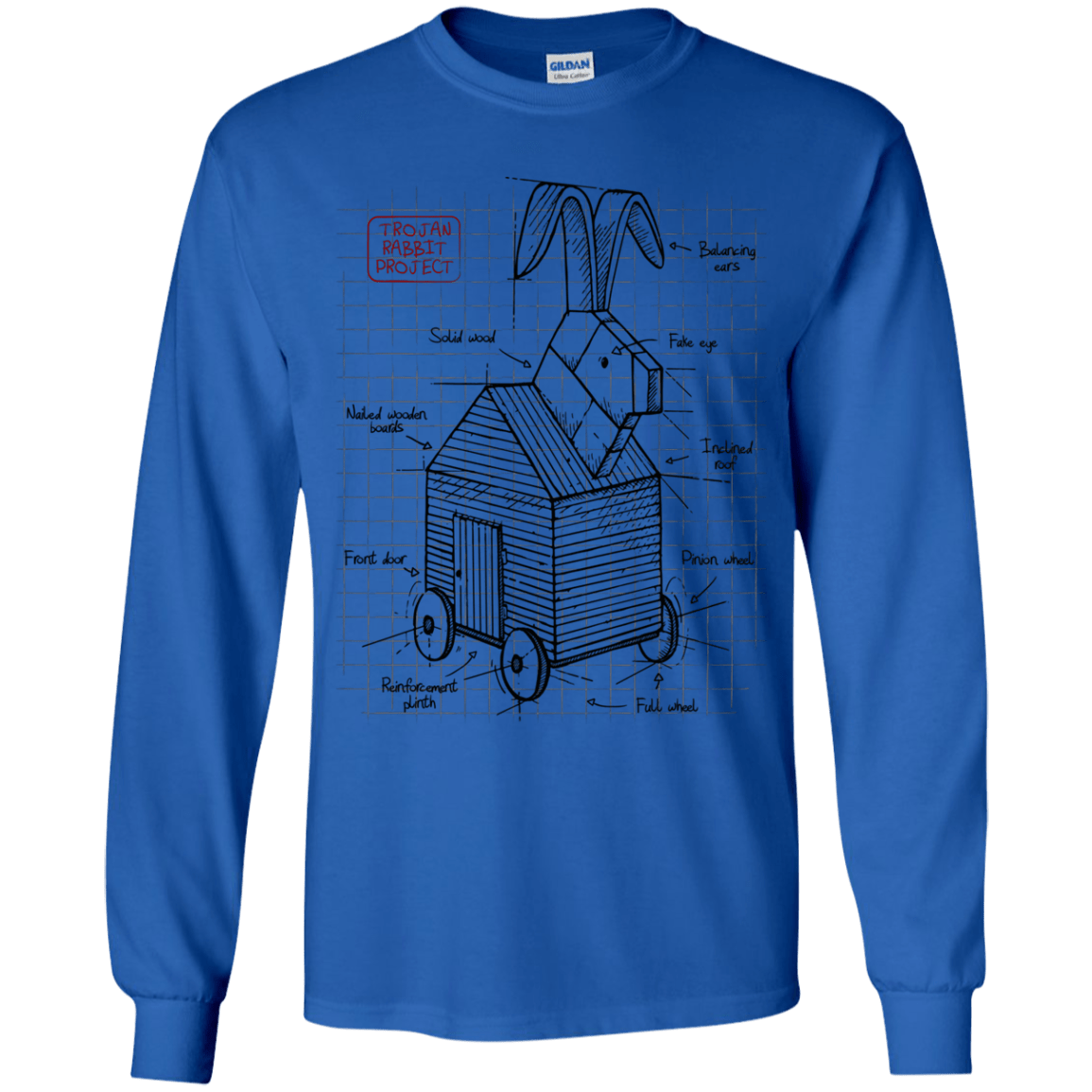 Trojan Rabbit Plan Youth Long Sleeve T-Shirt