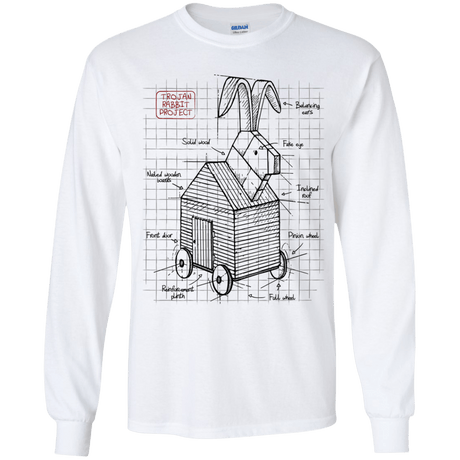 Trojan Rabbit Plan Youth Long Sleeve T-Shirt