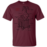 T-Shirts Maroon / YXS Trojan Rabbit Plan Youth T-Shirt