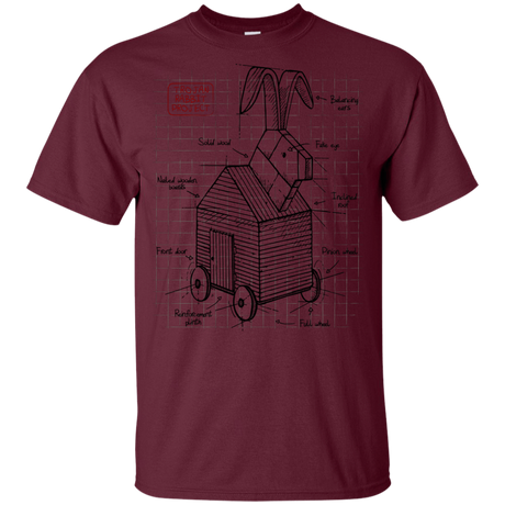 T-Shirts Maroon / YXS Trojan Rabbit Plan Youth T-Shirt