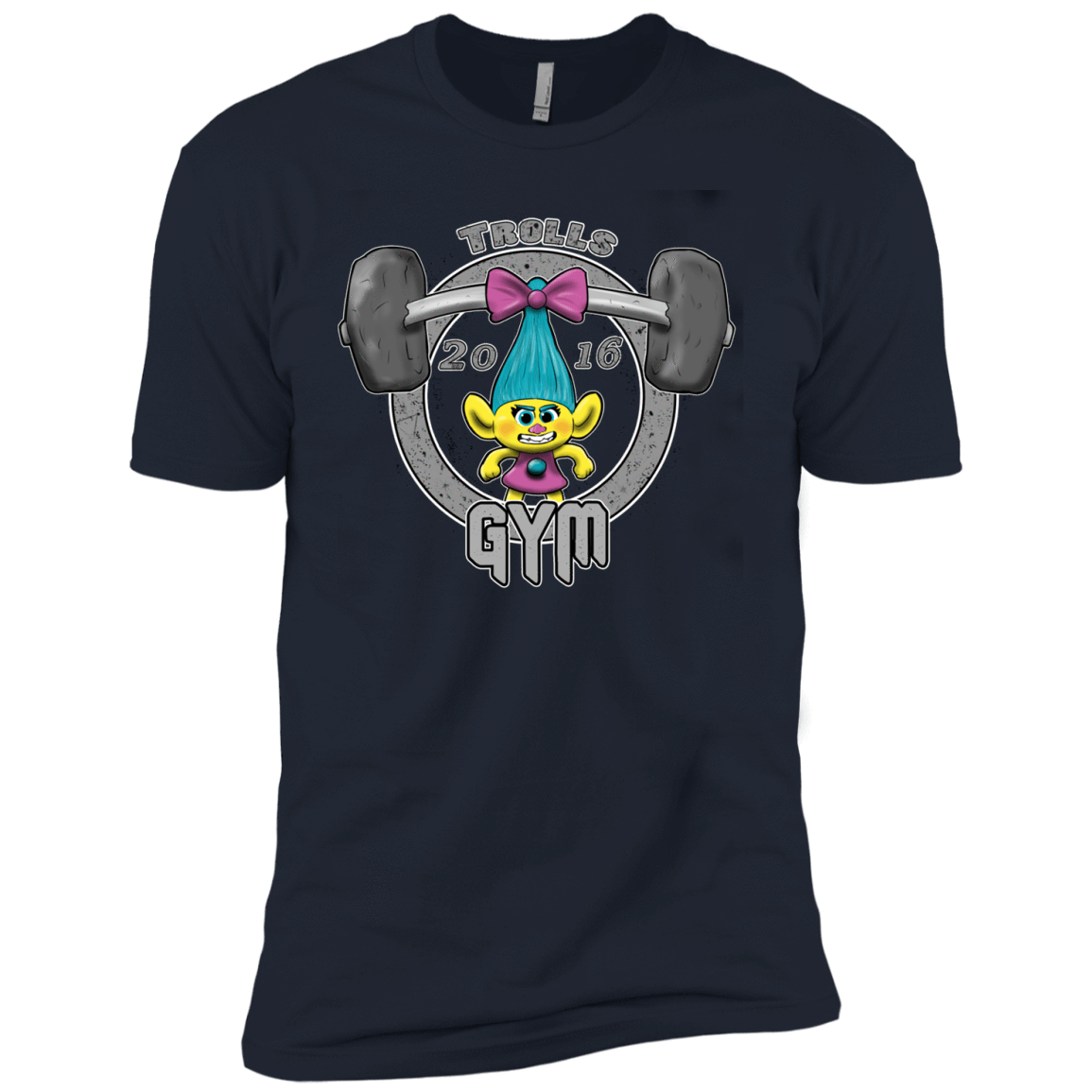 T-Shirts Midnight Navy / YXS Trolls Gym Boys Premium T-Shirt