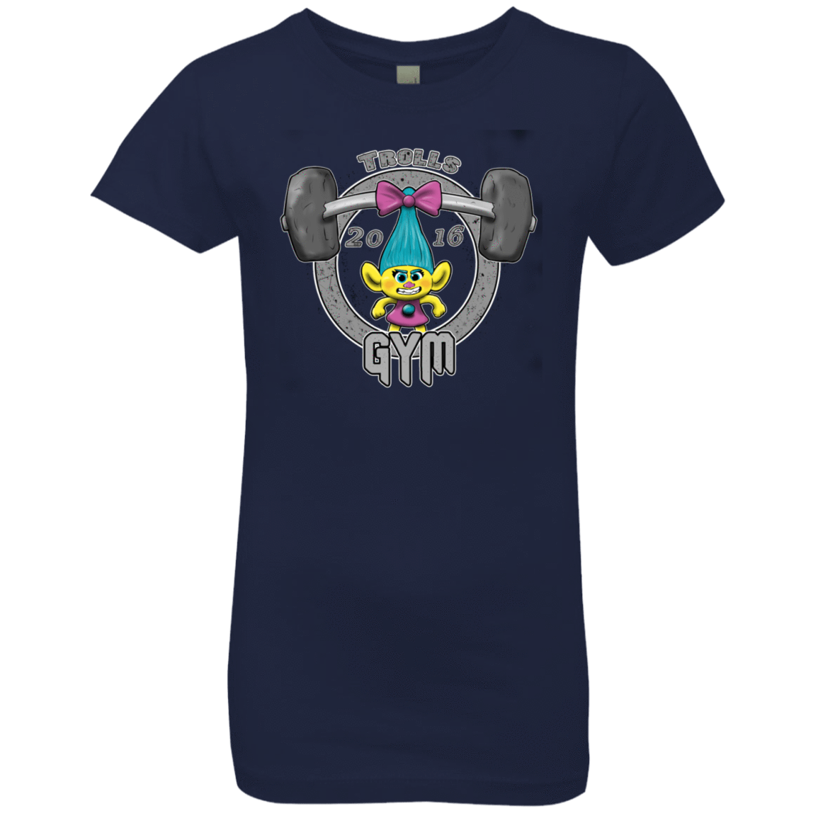 T-Shirts Midnight Navy / YXS Trolls Gym Girls Premium T-Shirt