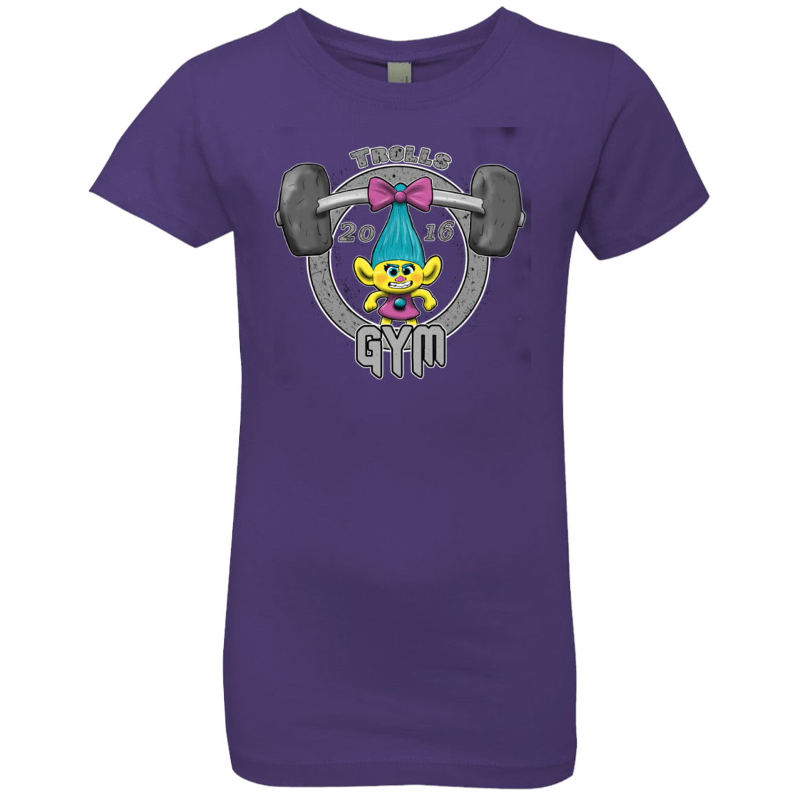 T-Shirts Purple Rush / YXS Trolls Gym Girls Premium T-Shirt