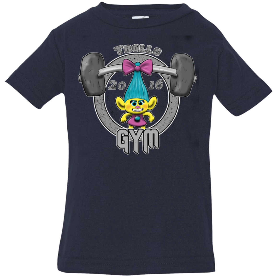 T-Shirts Navy / 6 Months Trolls Gym Infant Premium T-Shirt