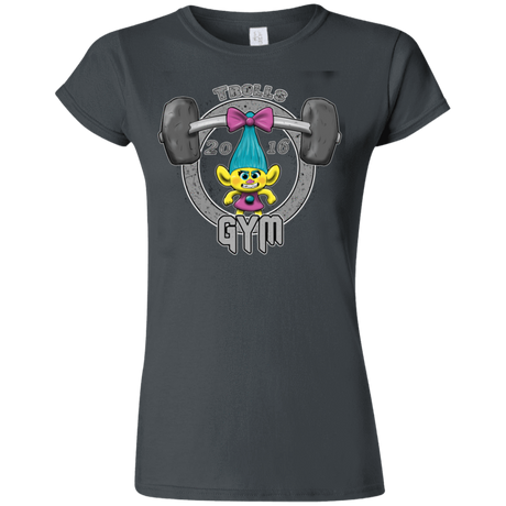 T-Shirts Charcoal / S Trolls Gym Junior Slimmer-Fit T-Shirt