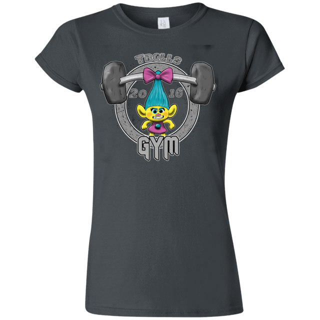 T-Shirts Charcoal / S Trolls Gym Junior Slimmer-Fit T-Shirt