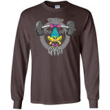 T-Shirts Dark Chocolate / S Trolls Gym Men's Long Sleeve T-Shirt