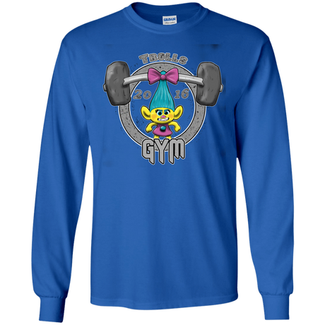 T-Shirts Royal / S Trolls Gym Men's Long Sleeve T-Shirt