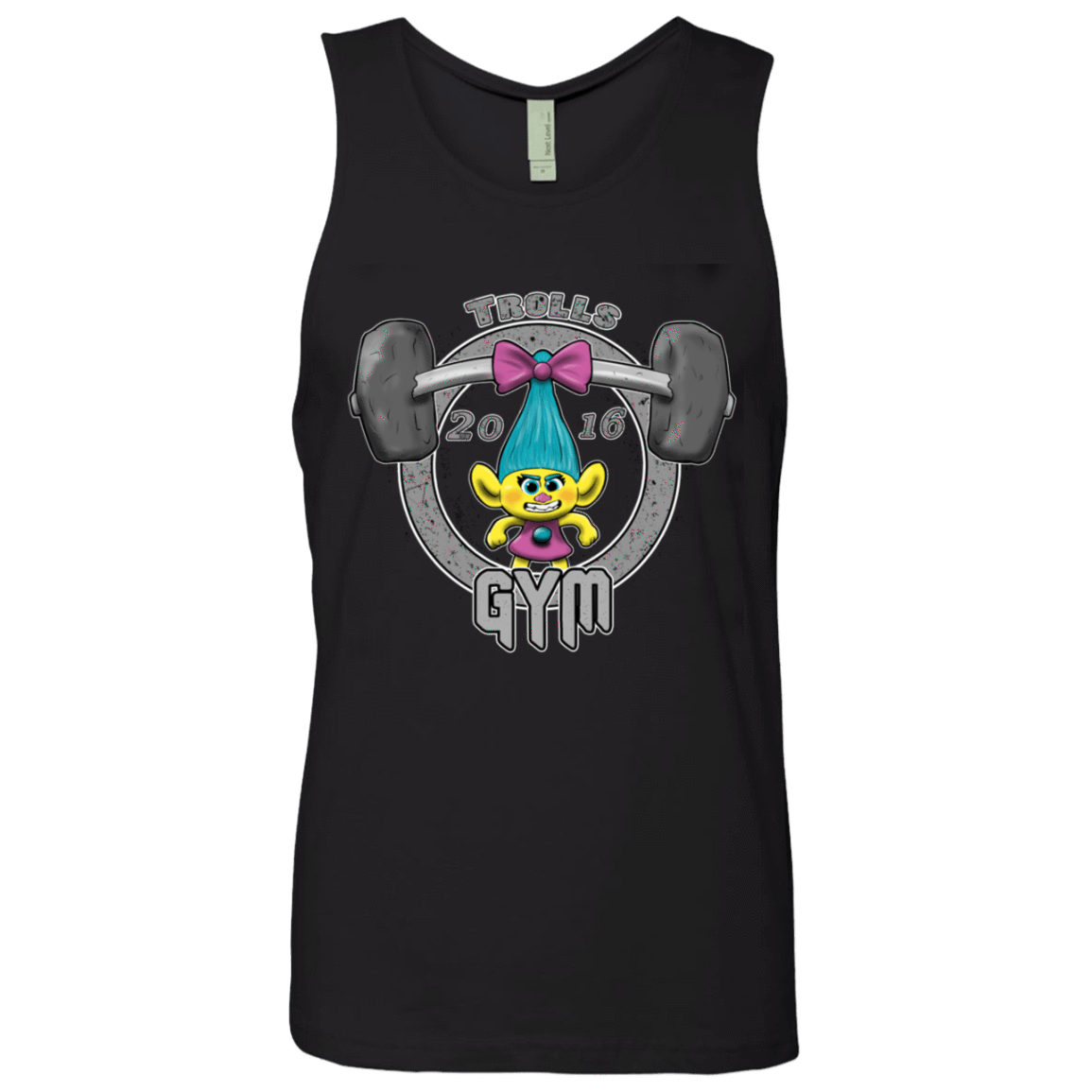 T-Shirts Black / S Trolls Gym Men's Premium Tank Top