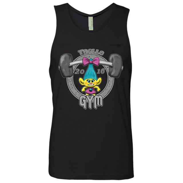 T-Shirts Black / S Trolls Gym Men's Premium Tank Top