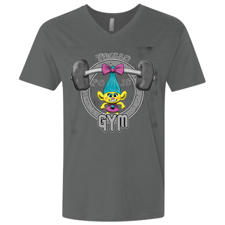 T-Shirts Heavy Metal / X-Small Trolls Gym Men's Premium V-Neck