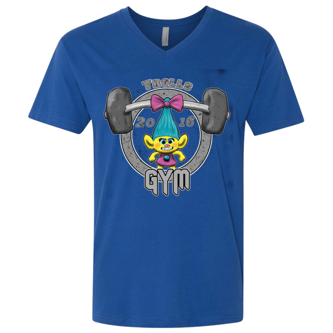 T-Shirts Royal / X-Small Trolls Gym Men's Premium V-Neck