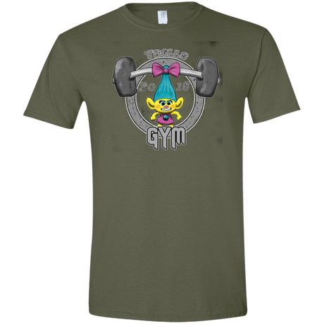 T-Shirts Military Green / S Trolls Gym Men's Semi-Fitted Softstyle