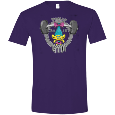 T-Shirts Purple / S Trolls Gym Men's Semi-Fitted Softstyle