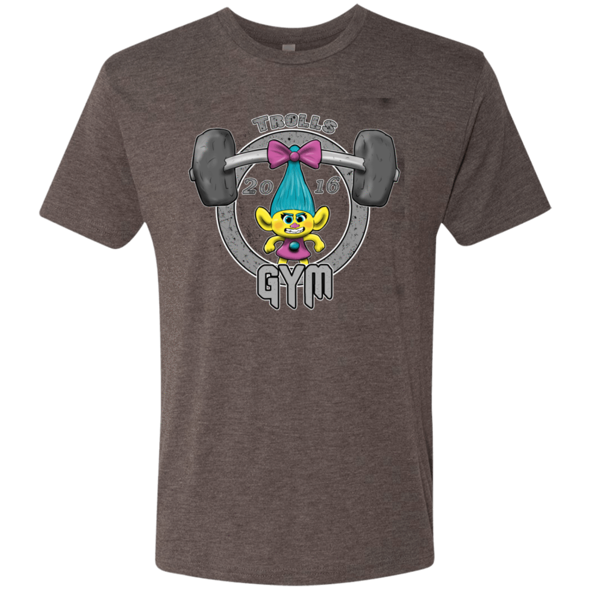 T-Shirts Macchiato / S Trolls Gym Men's Triblend T-Shirt