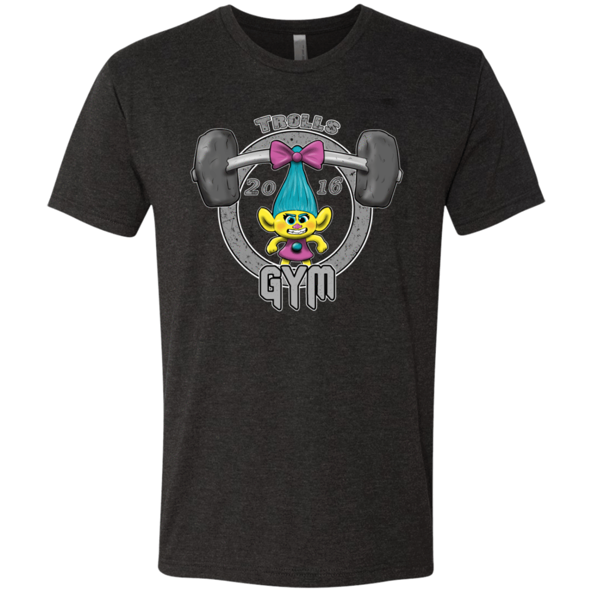 T-Shirts Vintage Black / S Trolls Gym Men's Triblend T-Shirt