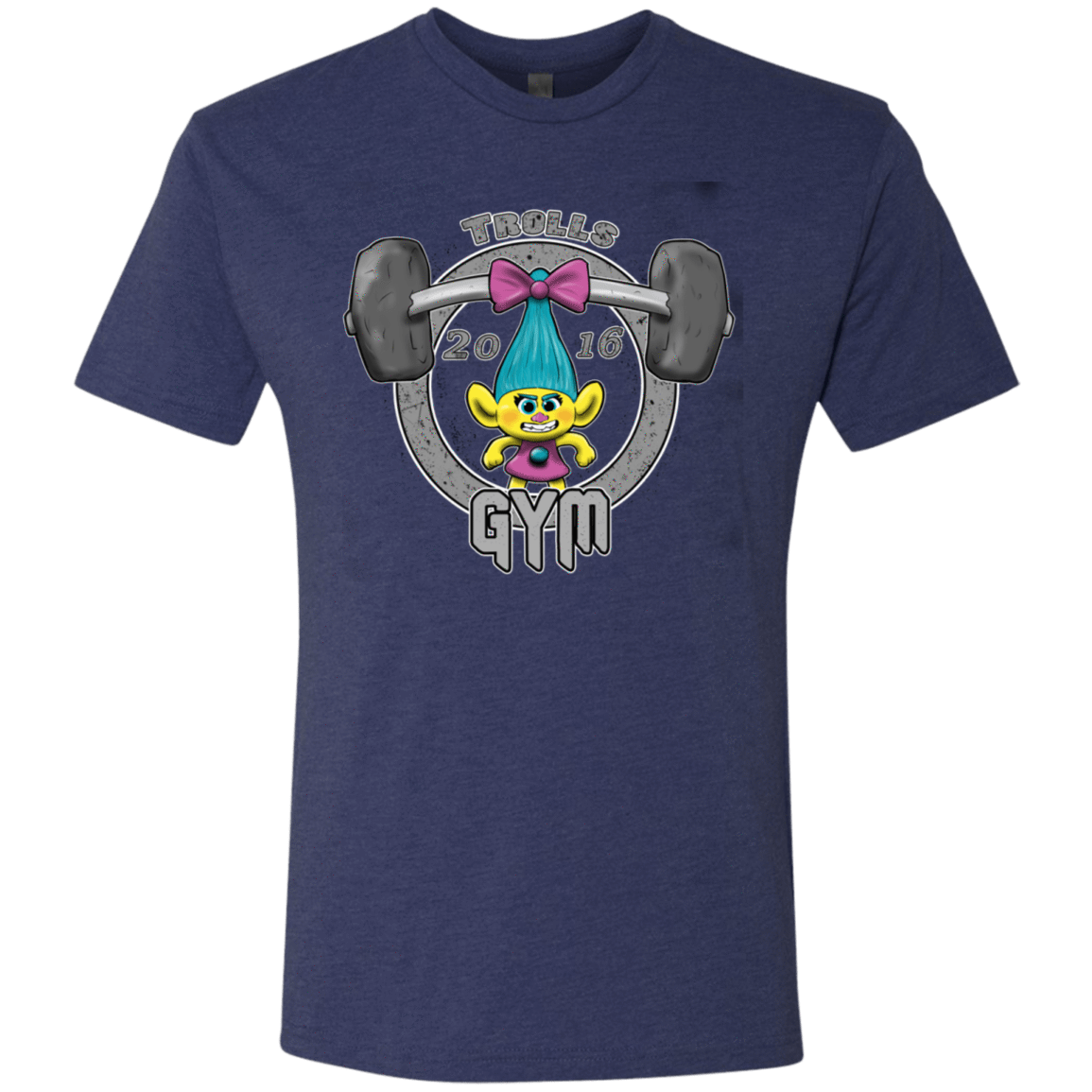 T-Shirts Vintage Navy / S Trolls Gym Men's Triblend T-Shirt
