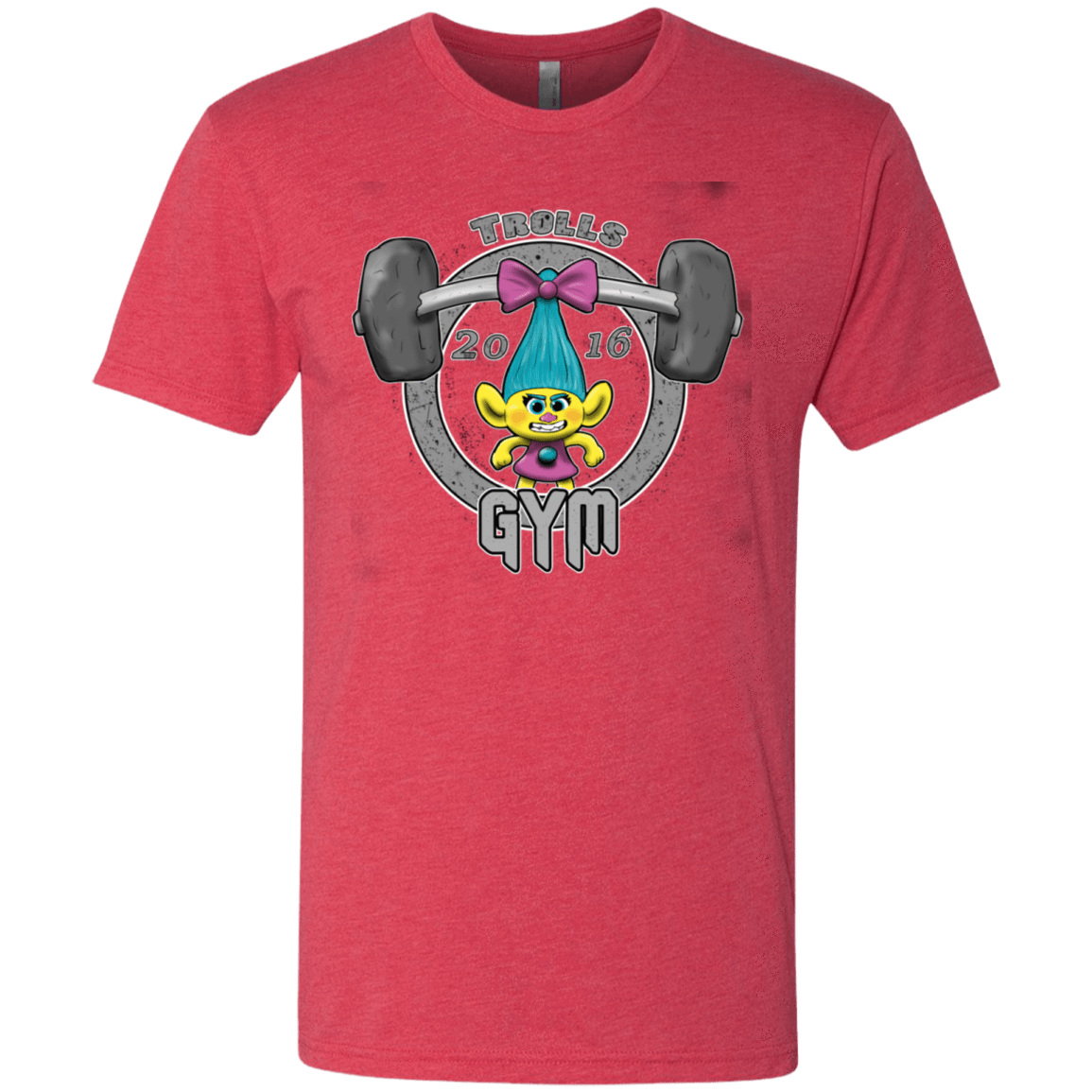 T-Shirts Vintage Red / S Trolls Gym Men's Triblend T-Shirt