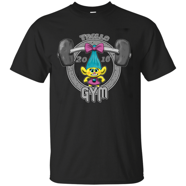 T-Shirts Black / S Trolls Gym T-Shirt