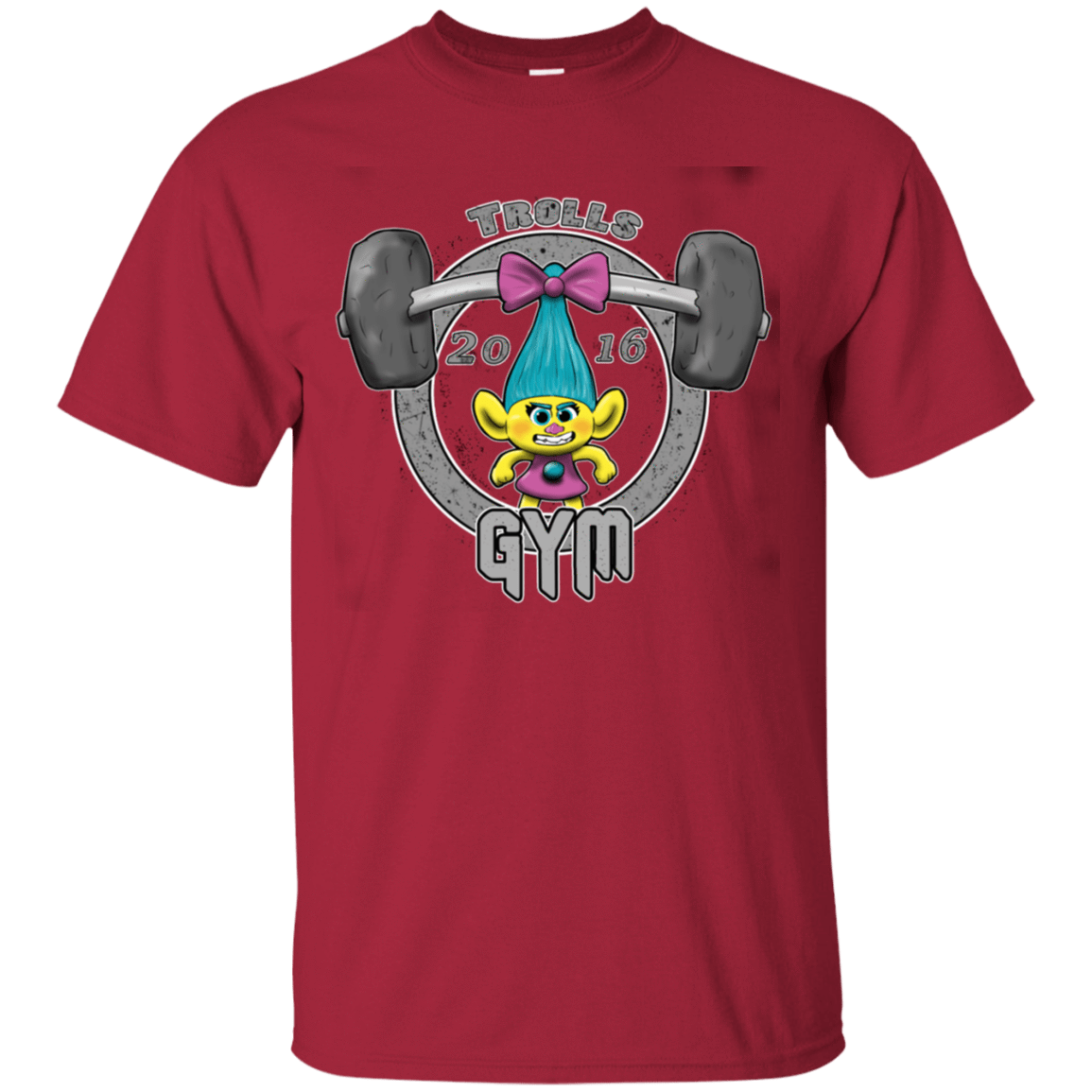 T-Shirts Cardinal / S Trolls Gym T-Shirt