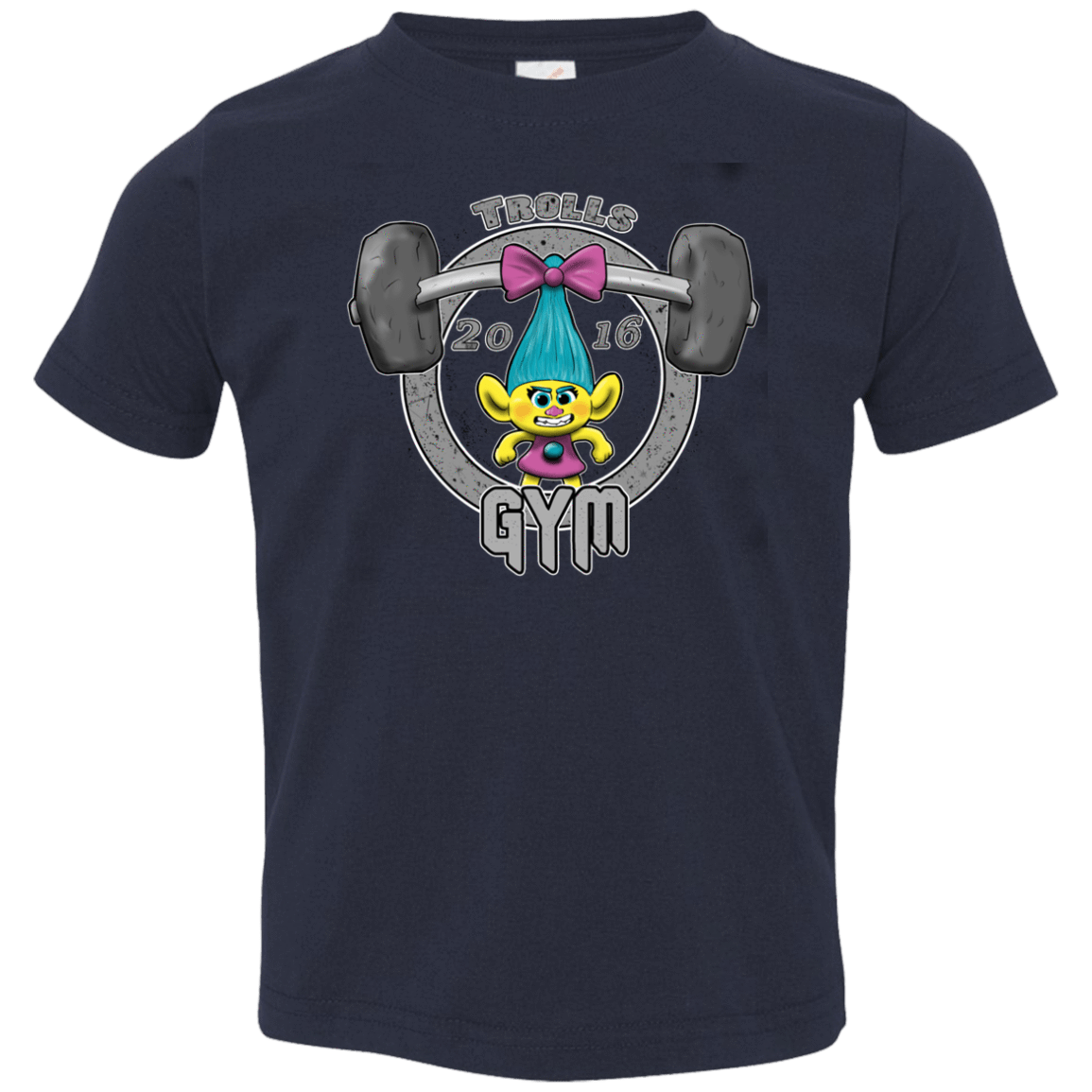 T-Shirts Navy / 2T Trolls Gym Toddler Premium T-Shirt