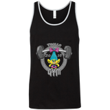 T-Shirts Black/Athletic Heather / X-Small Trolls Gym Unisex Premium Tank Top