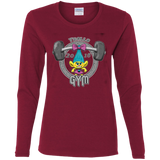 T-Shirts Cardinal / S Trolls Gym Women's Long Sleeve T-Shirt