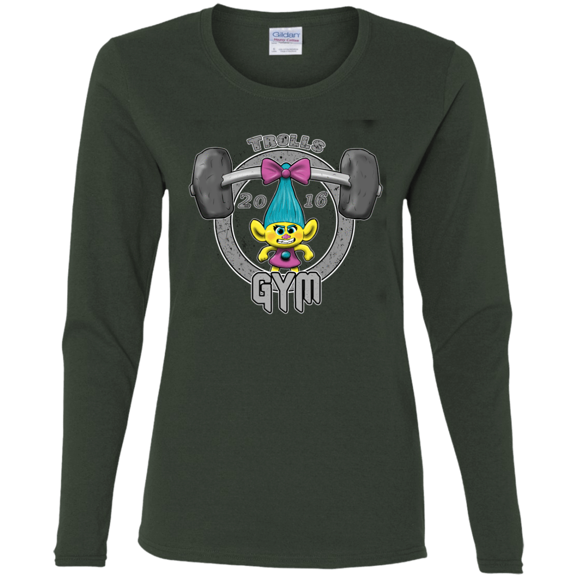 T-Shirts Forest / S Trolls Gym Women's Long Sleeve T-Shirt