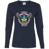 T-Shirts Navy / S Trolls Gym Women's Long Sleeve T-Shirt