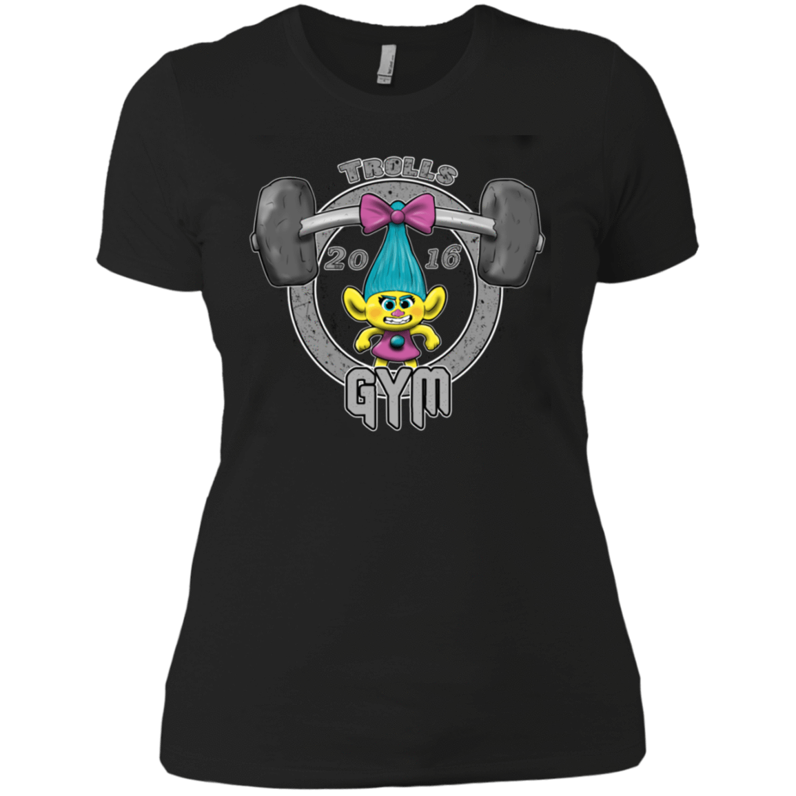 T-Shirts Black / X-Small Trolls Gym Women's Premium T-Shirt