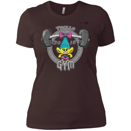 T-Shirts Dark Chocolate / X-Small Trolls Gym Women's Premium T-Shirt