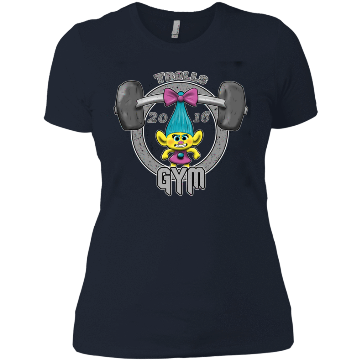 T-Shirts Midnight Navy / X-Small Trolls Gym Women's Premium T-Shirt