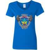 T-Shirts Royal / S Trolls Gym Women's V-Neck T-Shirt