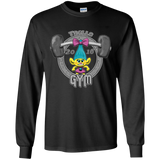 T-Shirts Black / YS Trolls Gym Youth Long Sleeve T-Shirt