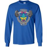 T-Shirts Royal / YS Trolls Gym Youth Long Sleeve T-Shirt